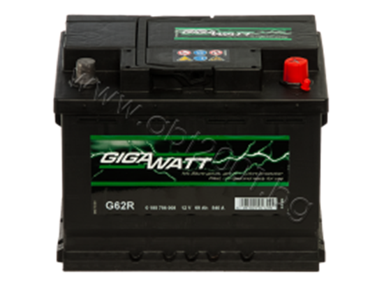 Снимка на Акумулатор Gigawatt 60 Ah, 12V