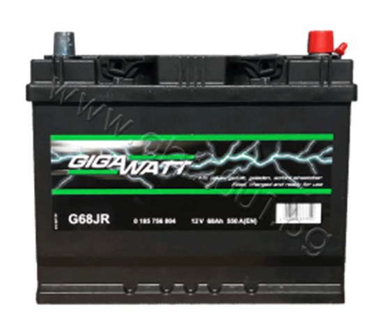 Снимка на Акумулатор Gigawatt 68 Ah, 12V, JIS, R+