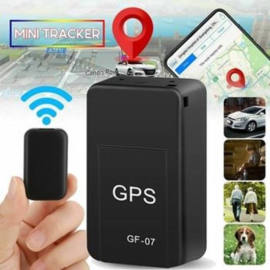 Picture of Мини GPS Тракер, Модел GF07, За проследяване, Подслушване, Слот за SIM карта, Слот за Mini TF card, Черен