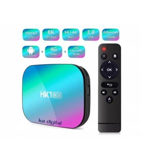 Снимка на Тв Бокс TV Box HK1 Box 4/32 GB Amlogic S905X3