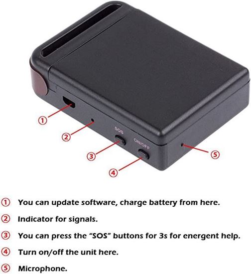 Picture of GPS TRACKER TK102 B проследяващо устройство за коли мотори хора