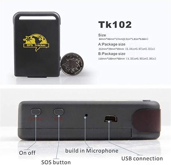 Picture of GPS TRACKER TK102 B проследяващо устройство за коли мотори хора