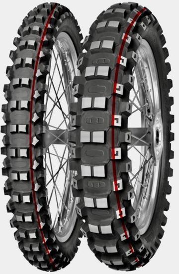 Picture of MITAS TERRA FORCE - MX MH medium hard red Размер: 110/90R19