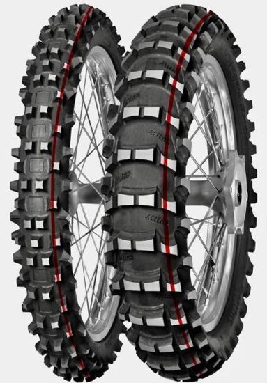 Picture of MITAS 80/100-21 TT 51R TERRA FORCE - MX SAND red
