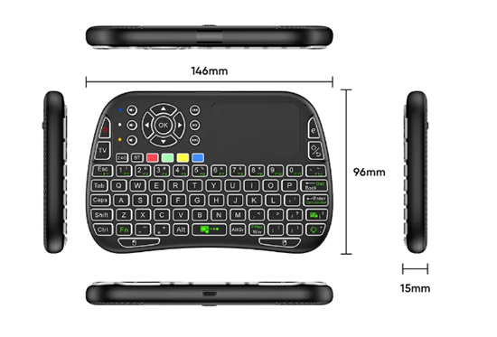 Picture of M9 air mouse дистанционна безжична клавиатура тв бокс tv box и други