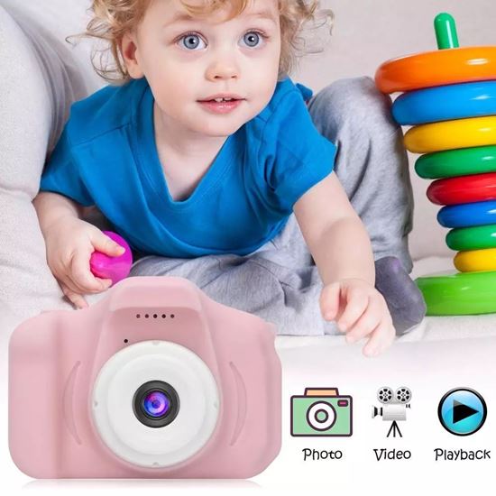 Picture of Детска играчка Цифров фотоапарат 720P камера 2,0-инчов HD екран
