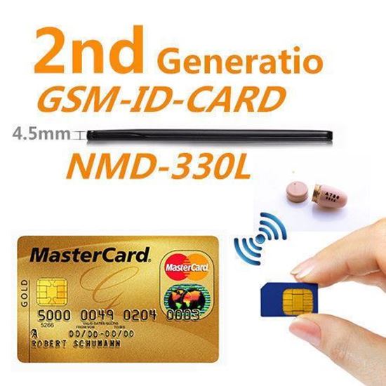 Снимка на Микро Слушалка Кредитна карта - GSM приемник