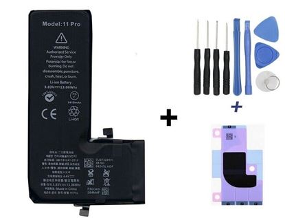 Picture of Оригинална резервна батерия за iPhone 11 PRO 3410mAh инструменти и леп