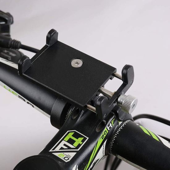 Снимка на Алуминиева стойка за телефон на велосипед или мотор