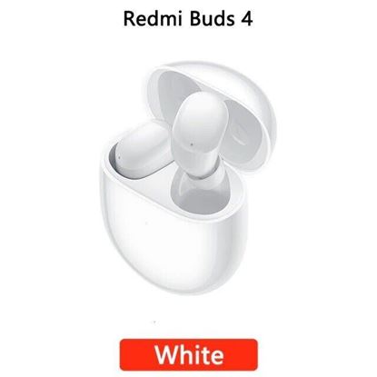 Picture of Слушалки Xiaomi Redmi Buds 4 White (BHR5846GL), микрофон, безжични, Bluetooth 5.2, тип "тапи", Active Noise Cancellation, IP54 защита