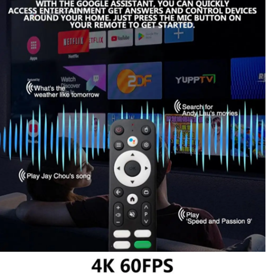 Picture of D9S ATV 2.4G 5.0G тв бокс Четириядрен ARM Cortex-A53 2GB RAM 8GB 4к