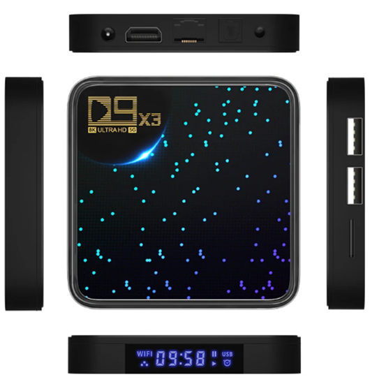 Снимка на D9 X3 Андроид 9.0 Тв бокс 2GB 16GB TV Box D9X3 Amlogic S905x3