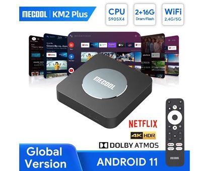 Picture of ТВ Бокс MECOOL KM2 PLUS Dolby, Android 11, Dual WIFI, NETFLIX 4K and Google Certificated