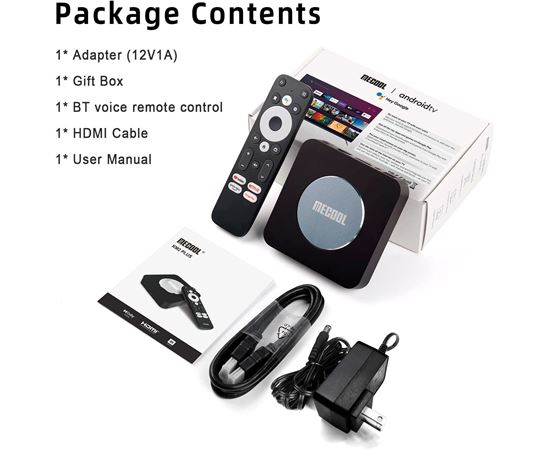 Снимка на ТВ Бокс MECOOL KM2 PLUS Dolby, Android 11, Dual WIFI, NETFLIX 4K and Google Certificated