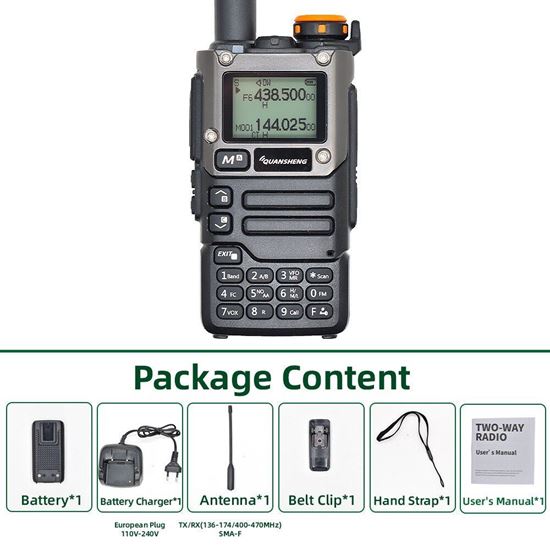 Picture of Радиостанция QUANSHENG UV-K5 (8) 5W 50-600MHz подобрен дизайн Промо