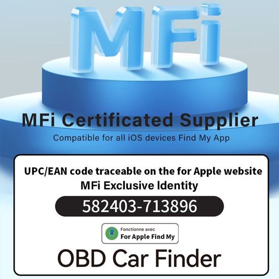 Picture of Gps тракер за автомобил OBD GPS локатор Find My Apple