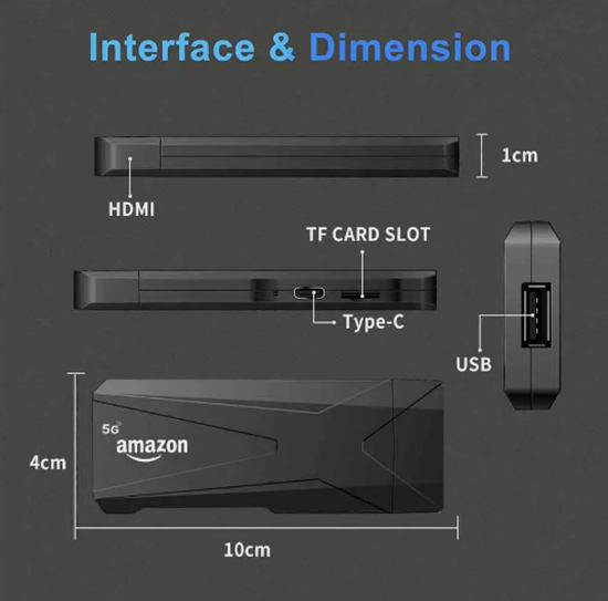 Picture of Тв бокс Amazon fire tv stick 10k HD Streaming 8R