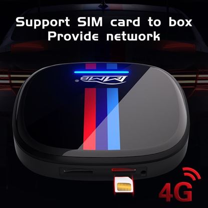 Снимка на MMB BMW AI Box Безжичен мултимедиен Carplay адаптер 8/128gb