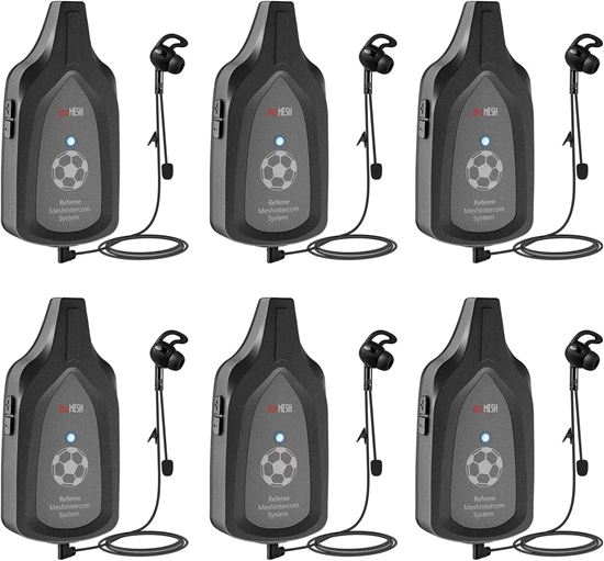 Снимка на EJEAS F6 Професионална футболна интерком Bluetooth система MESH