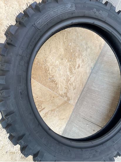 Picture of ZELTEX Y GRIP ENDURO ГУМА 120/100-18 С 1 ЖЪЛТА ЛИНИЯ