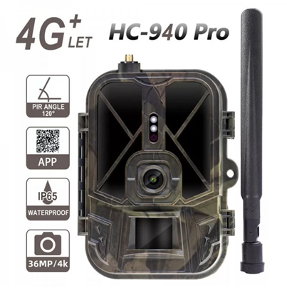 Снимка на Ловна камера HC940 PRO 4G с вградена батерия и слот за SIM карта
