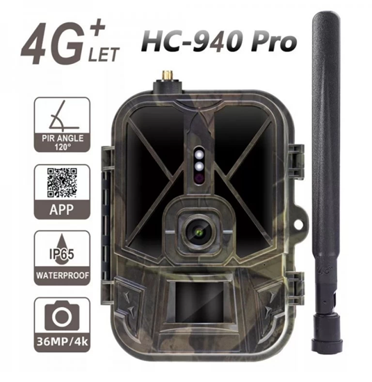 Снимка на Ловна камера HC940 PRO 4G с вградена батерия и слот за SIM карта
