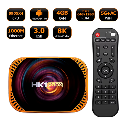 Снимка на HK1 RBox X4, Amlogic 905X4, Smart TV Box Android 11, 8K 4GB Ram, 32GB