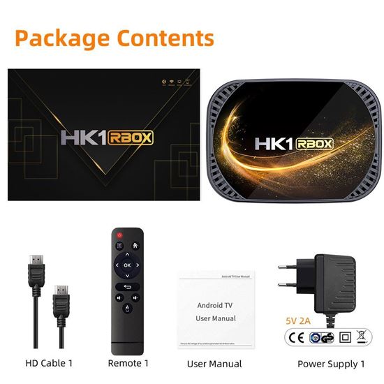 Снимка на HK1 RBox X4S, Amlogic 905X4, Smart Тв бокс Android 11, 8K 2GB Ram 16GB