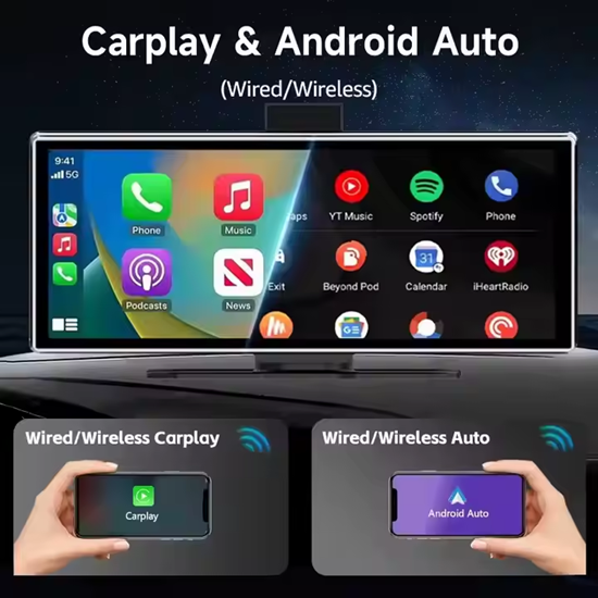 Picture of H808D 11,26-инчов Carplay интелигентен екран  с 2K Dash Camera Typ-c Power Carplay екран