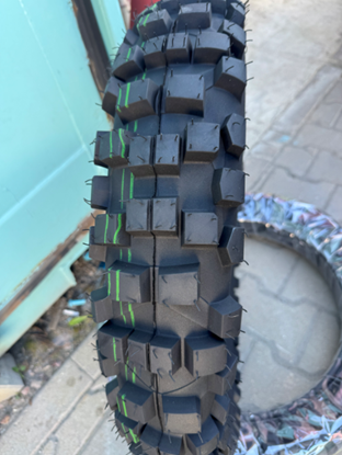 Снимка на Ендуро гума  120/100/18 2 зелени смартмото 069 enduro guma