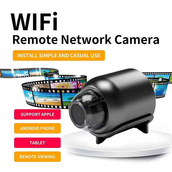 Снимка на x5 Мини WiFi IP камера 1080P HD кабелна охранителна камера с дистанционно записване за смартфон