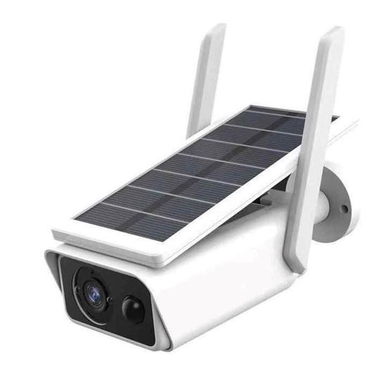 Снимка на Соларна WiFi 4MP охранителна камера с батерия 5200mAh и детектор на движение