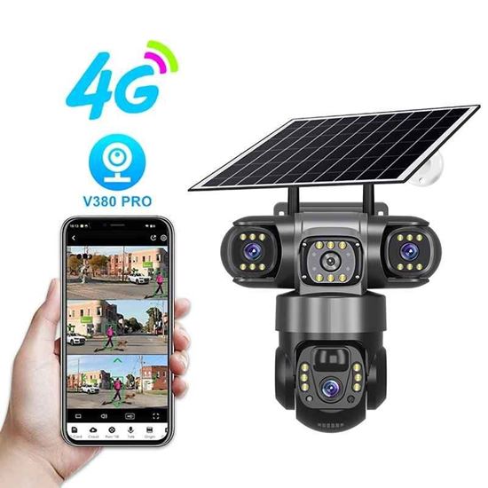 Picture of Соларна Камера с 4G 12 MP Външна Безжична Wifi CCTV V380