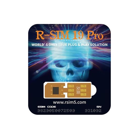 Picture of R-SIM 19 Pro Автоматична карта за отключване на две SIM карти за серия iPhone 13-16