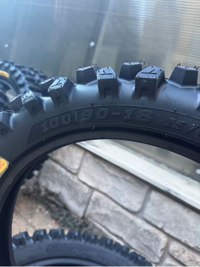 Picture of Ендуро гума XY-059C 100/90-18 HARD e enduro червена линия