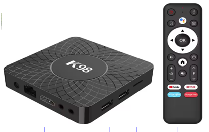 Picture of Андроид тв бокс k98  с андроид 14 Quad Core 16GB ROM 2GB RAM BT5.0 2.4/5G WiFi RK3518