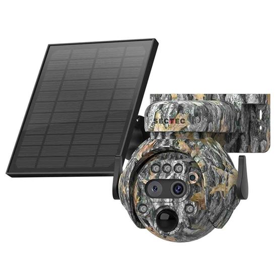 Снимка на 6MP Соларна камера за наблюдение, инфрачервена технология, 4G PIR IP66