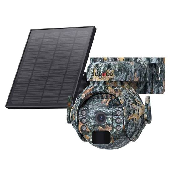 Picture of 4G  Ловна 3MPX камуфлажна соларна камера с Dual LED, PIR сензор, микрофон, говорител