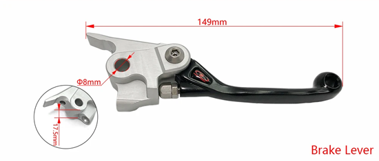 Picture of Лост за спирачка сгъваем против падане за KTM HUSQVARNA 14-26