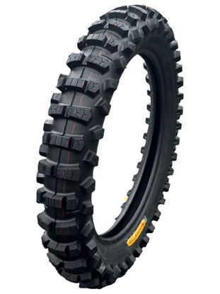 Снимка на Задна Гума 120/100/18 Enduro-A Smartmoto Hard 1 Червена Линия 59с