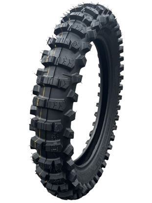 Снимка на Задна Гума 120/100/18 Enduro-A Smartmoto Soft 1 Жълта Линия 59с