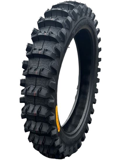 Снимка на Задна Гума 110/100/18 Enduro-A Smartmoto Hard 1 Червена Линия 59е