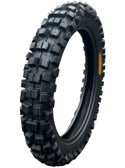 Снимка на Задна Гума 110/100/18 Smartmoto Super Soft 2 Зелени Линия 69