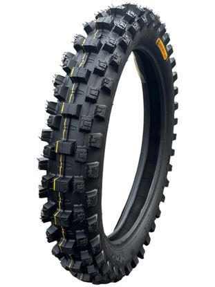 Снимка на Задна Гума 110/90/19 Rebel Smartmoto Soft 1 Жълта Линия 59