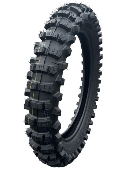 Снимка на Задна Гума 100/90/18 Enduro-А Smartmoto Soft 1 Жълта Линия 59c