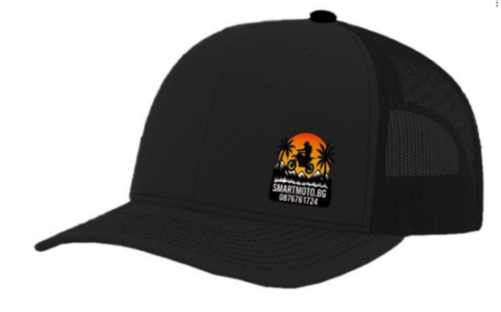 Снимка на Слънчева шапка SMARTMOTO черна