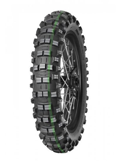 Снимка на Задна Гума 140/80/18 Gummy Smartmoto Super Soft 2 Зелени линии 78c