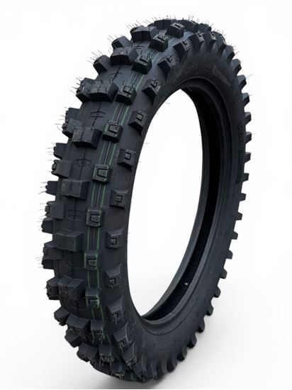 Снимка на Задна Гума 120/90/19 Rebel Smartmoto Super Soft 2 Зелени Линии 59