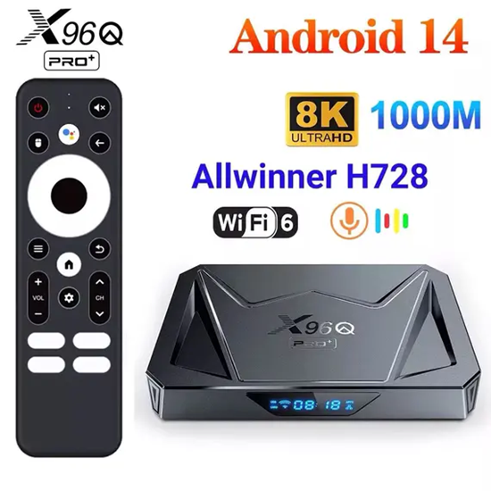 Снимка на TV Бокс X96Q Pro Plus 4/32 GB – Android 14, Gigabit LAN, Allwinner H728 за перфектно телевизионно изживяване